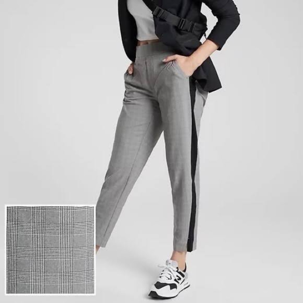 Athleta Brooklyn Plaid Ankle Pant
